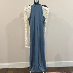 Theory Blue Maxi Dress